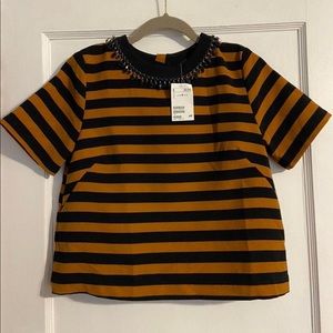 H&M Striped Blouse